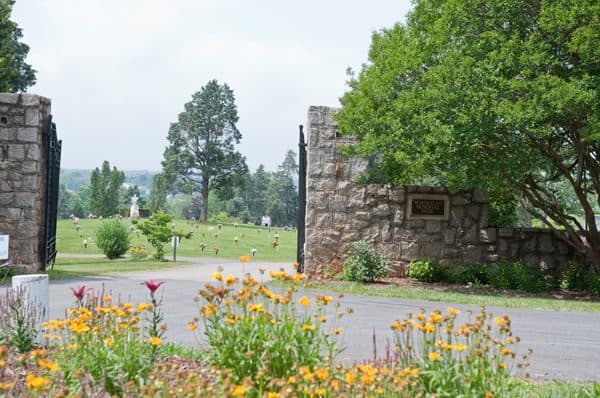 Family plot at Monticello Memory Gardens inc.