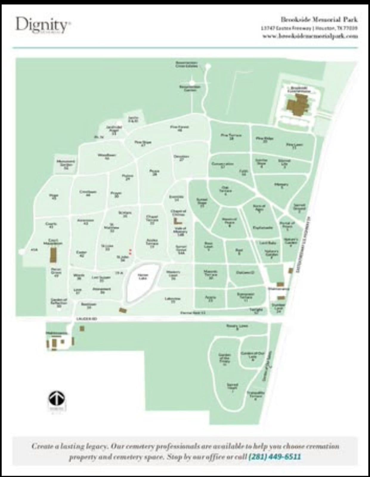 Double / companion plot at Brookside Funeral Home & Memorial Park